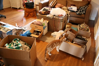 decluttering your home is the first step to good staging