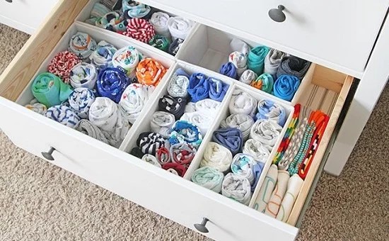 sock drawer for organization