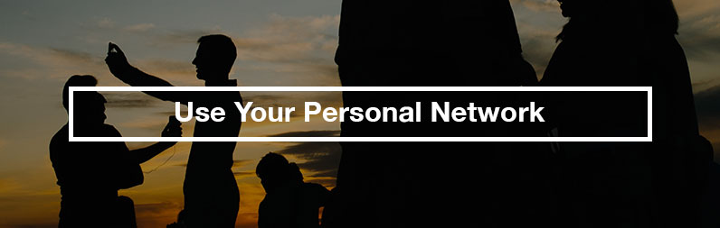 use your personal network estate sale
